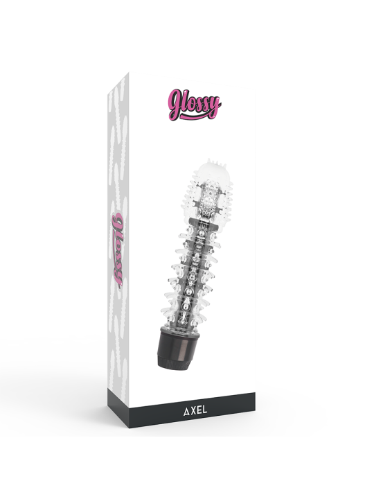 GLOSSY AXEL VIBRADOR NEGRO