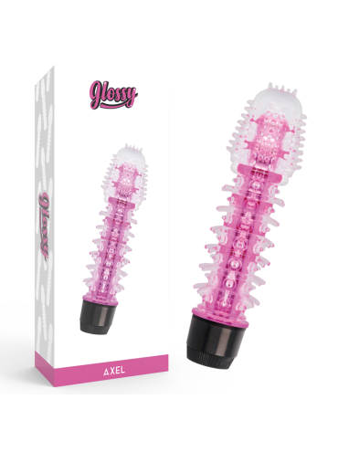 GLOSSY AXEL VIBRADOR ROSA