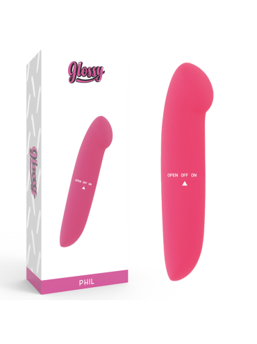 GLOSSY PHIL VIBRADOR ROSA