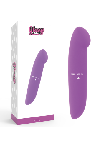 GLOSSY PHIL VIBRATOR LILA