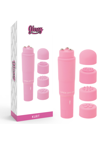 GLOSSY POCKET KURT MASAJEADOR ROSA