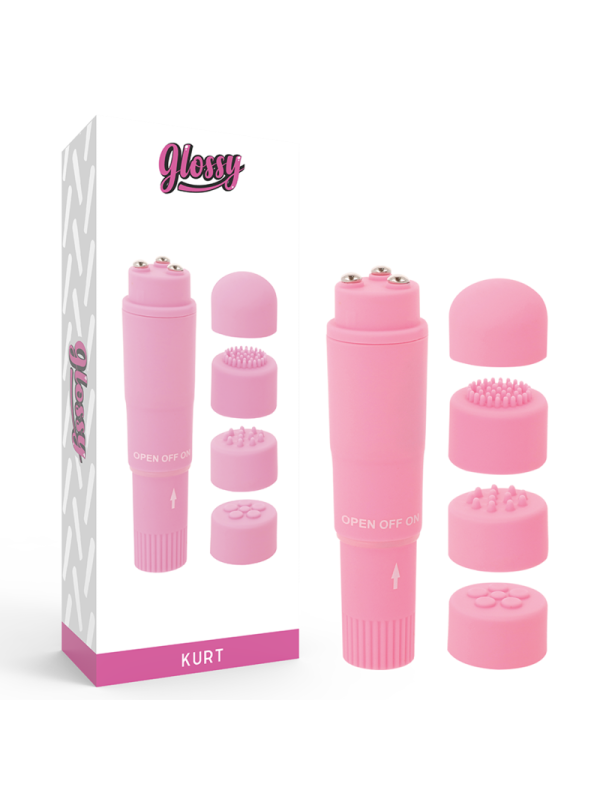 GLOSSY POCKET KURT MASAJEADOR ROSA