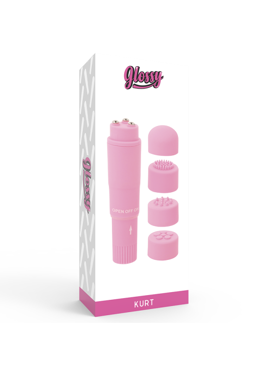 GLOSSY POCKET KURT MASAJEADOR ROSA