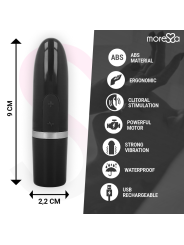 MORESSA IVY MASAJEADOR SIMULADOR LABIAL DE VIAJE NEGRO