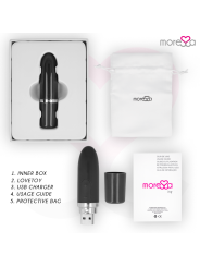 MORESSA IVY MASAJEADOR SIMULADOR LABIAL DE VIAJE NEGRO