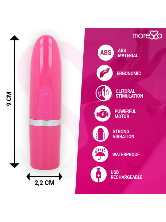 MORESSA IVY MASAJEADOR SIMULADOR LABIAL DE VIAJE ROSA