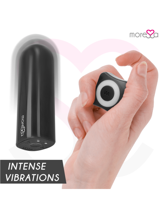 MORESSA NIX POTENTE VIBRADOR MULTI JUEGOS CONTROL REMOTO NEGRO