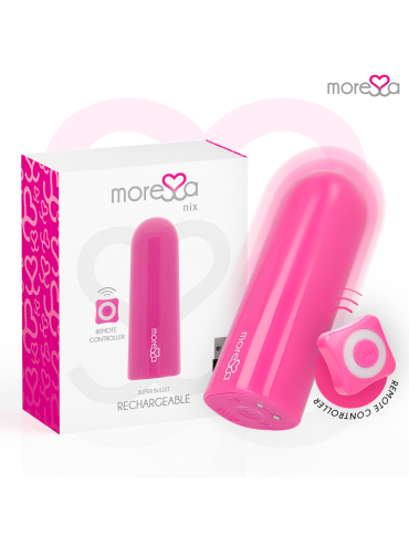 MORESSA NIX POTENTE VIBRADOR MULTI JUEGOS CONTROL REMOTO ROSA