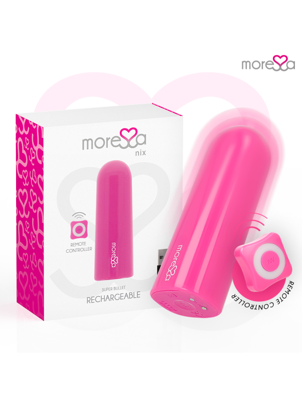 MORESSA NIX POTENTE VIBRADOR MULTI JUEGOS CONTROL REMOTO ROSA