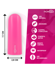 MORESSA NIX POTENTE VIBRADOR MULTI JUEGOS CONTROL REMOTO ROSA