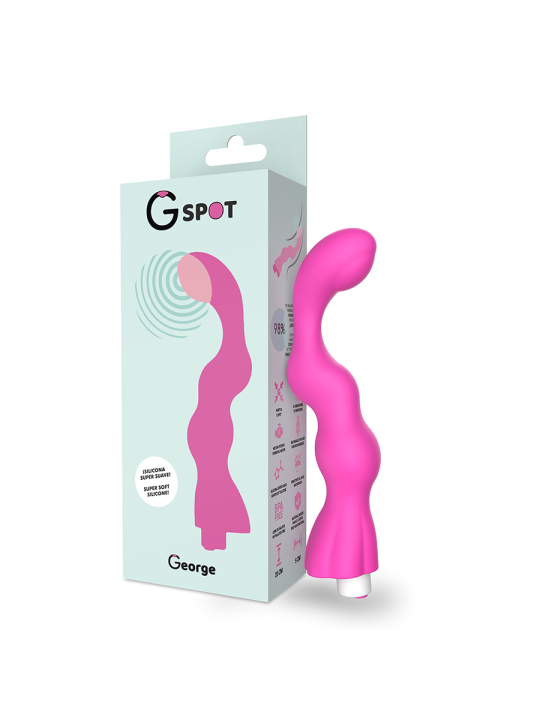 G SPOT GEORGE VIBRADOR PUNTO G ROSA CHICLE