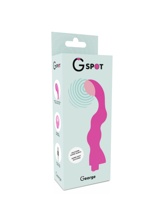 G SPOT GEORGE VIBRADOR PUNTO G ROSA CHICLE