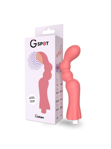 G SPOT GOHAN VIBRADOR PUNTO G LIGHT RED