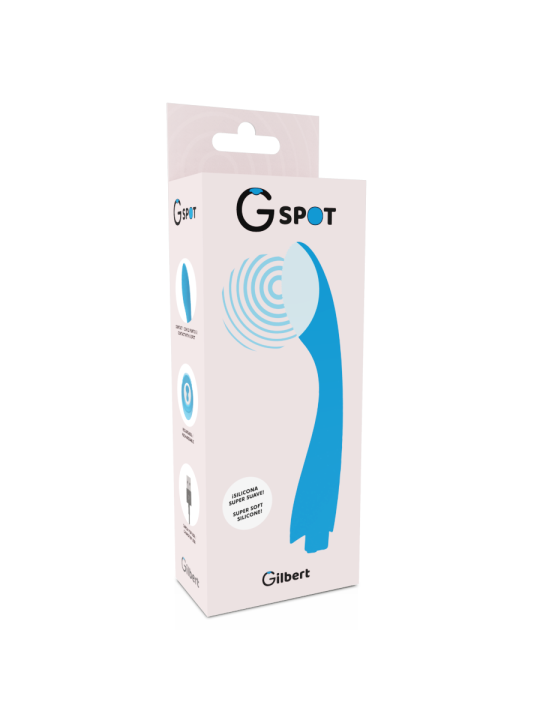 G SPOT GYLBERT VIBRADOR AZUL TURQUESA