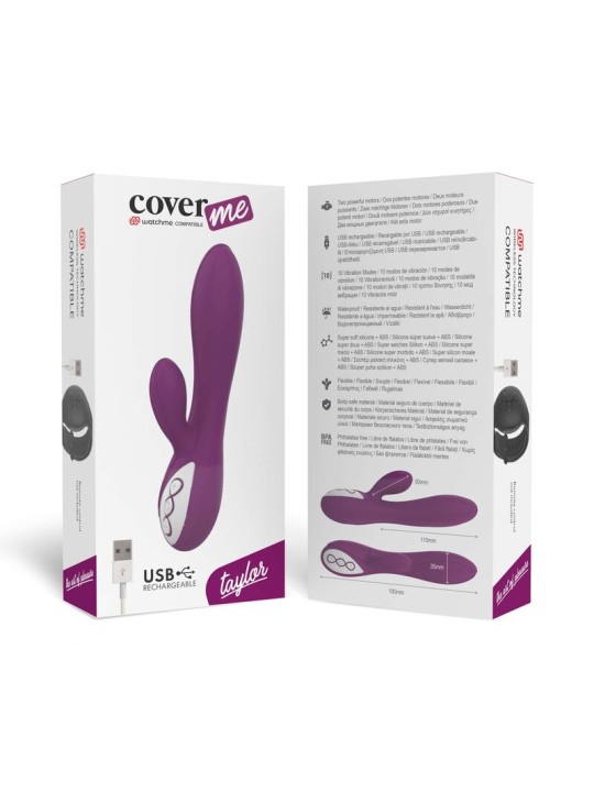 COVERME TAYLOR VIBRADOR COMPATIBLE CON WATCHME WIRELESS TECHNOLOGY