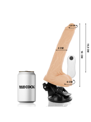 BASECOCK VIBRADOR REALISTICO CONTROL REMOTO NATURAL 19 CM O 4 CM
