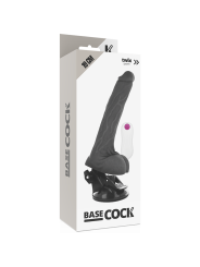 BASECOCK VIBRADOR REALISTICO CONTROL REMOTO NATURAL 19 CM O 4 CM