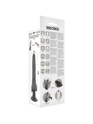 BASECOCK VIBRADOR REALISTICO CONTROL REMOTO NATURAL 19 CM O 4 CM