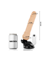 BASECOCK VIBRADOR REALISTICO CONTROL REMOTO NATURAL 195 CM O 4 CM