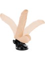 BASECOCK VIBRADOR REALISTICO ARTICULABLE CONTROL REMOTO NATURAL 21 CM O 5 CM