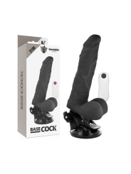 BASECOCK VIBRADOR REALISTICO ARTICULABLE CONTROL REMOTO NATURAL 21 CM O 5 CM
