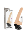 BASECOCK VIBRADOR REALISTICO ARTICULABLE CONTROL REMOTO NATURAL 185 CM O 4 CM