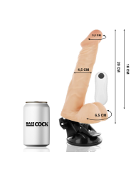 BASECOCK VIBRADOR REALISTICO ARTICULABLE CONTROL REMOTO NATURAL 20 CM O 45 CM