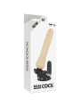 BASECOCK VIBRADOR REALISTICO CONTROL REMOTO NATURAL 195 CM O 4 CM