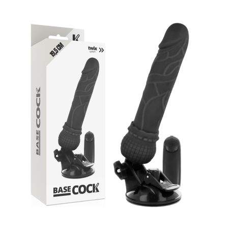 BASECOCK VIBRADOR REALISTICO CONTROL REMOTO NATURAL 195 CM O 4 CM