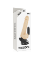 BASECOCK VIBRADOR REALISTICO CONTROL REMOTO NATURAL 185 CM O 4CM