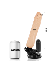 BASECOCK VIBRADOR REALISTICO CONTROL REMOTO NATURAL 20 CM O 4 CM