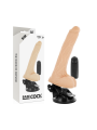 BASECOCK VIBRADOR REALISTICO CONTROL REMOTO NATURAL CON TESTICULOS 20 CM O 4 CM