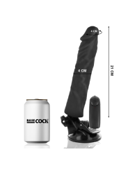 BASECOCK VIBRADOR REALISTICO CONTROL REMOTO NATURAL 21 CM O 4 CM