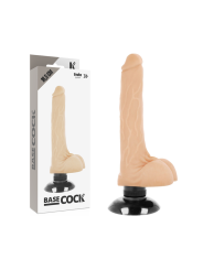 BASECOCK VIBRADOR REALISTICO 2 1 NATURAL 185 CM O 4 CM