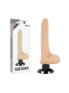 BASECOCK VIBRADOR REALISTICO 2 1 NATURAL 185 CM O 4 CM