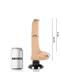 BASECOCK VIBRADOR REALISTICO 2 1 NATURAL 185 CM O 4 CM