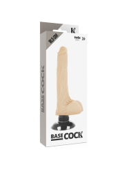 BASECOCK VIBRADOR REALISTICO 2 1 NATURAL 185 CM O 4 CM