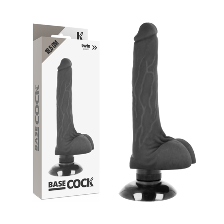 BASECOCK VIBRADOR REALISTICO 2 1 NATURAL 185 CM O 4 CM