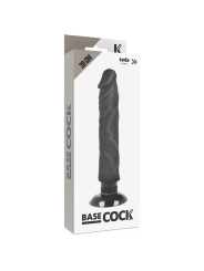 BASECOCK VIBRADOR REALISTICO 2 1 NATURAL 20 CM O 4 CM