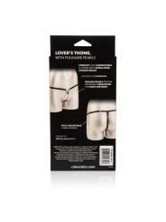 CALEXOTICS LOVERS TANGA CON PERLAS DE PLACER