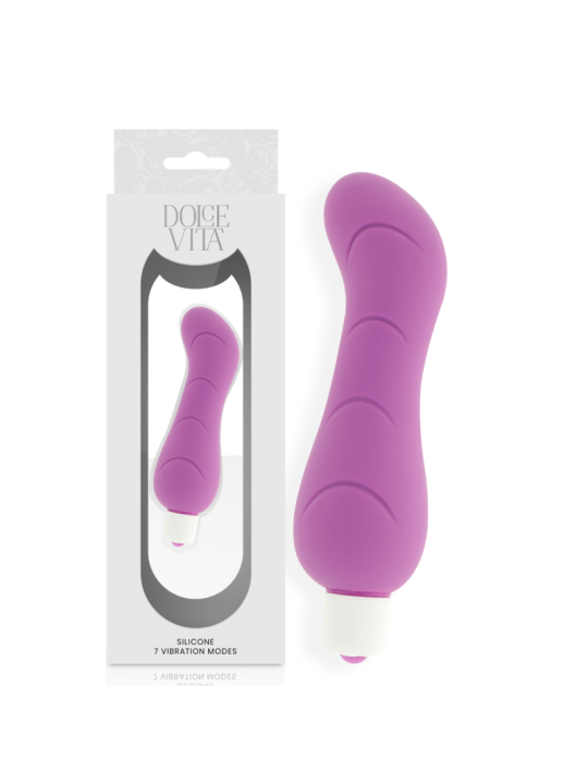 DOLCE VITA G SPOT VIBRADOR SILICONA LILA