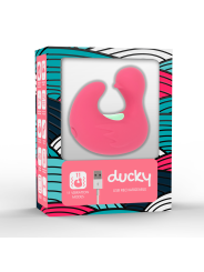 HAPPY LOKY DEDAL PATO ESTIMULADOR DE SILICONA RECARGABLE DUCKYMANIA
