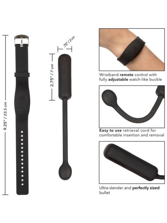 CALEXOTICS BALA VIBRADORA PEQUENA CON PULSERA DE CONTROL