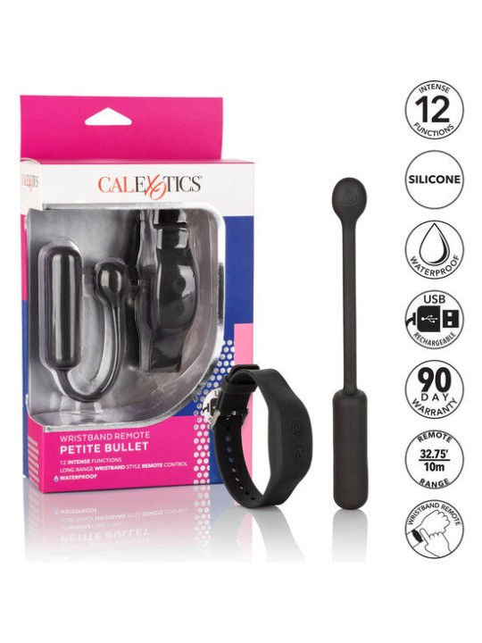 CALEXOTICS BALA VIBRADORA PEQUENA CON PULSERA DE CONTROL