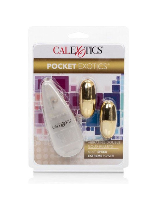 CALEXOTICS BALAS VIBRADORAS DORADAS DUO GOLD