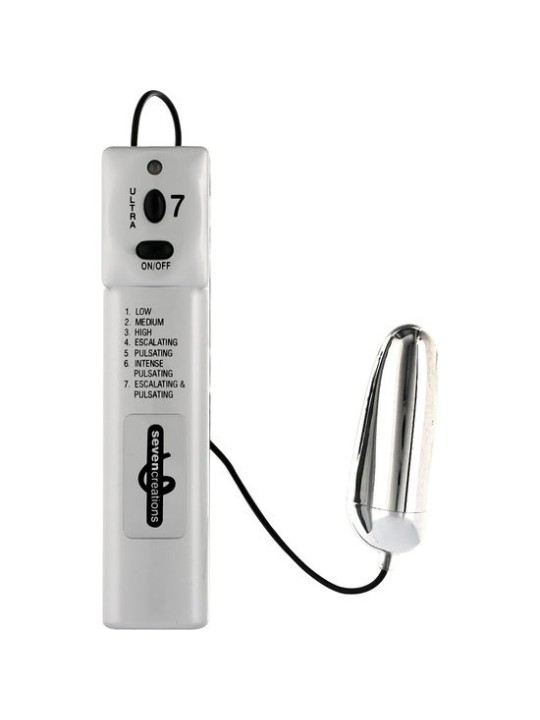 SEVEN CREATIONS ULTRA 7 VECTOR HUEVO VIBRADOR