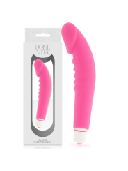 DOLCE VITA REALISTIC PLEASURE VIBRADOR SILICONA ROSA