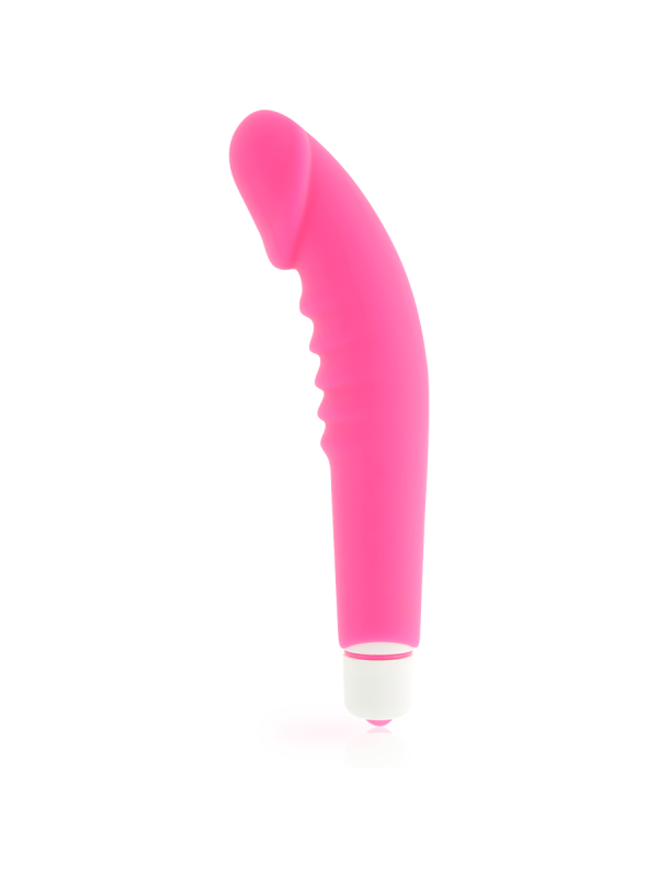 DOLCE VITA REALISTIC PLEASURE VIBRADOR SILICONA ROSA
