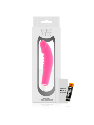 DOLCE VITA REALISTIC PLEASURE VIBRADOR SILICONA ROSA