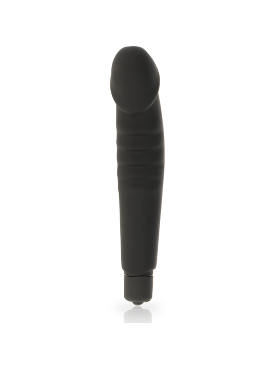 DOLCE VITA REALISTIC PLEASURE VIBRADOR SILICONA NEGRO